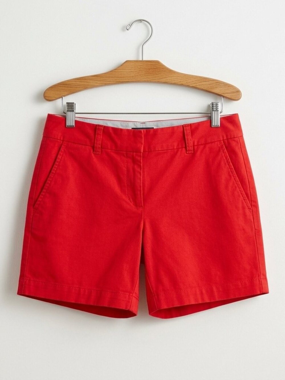 J.Crew Classic Red Chino Shorts – Size 0